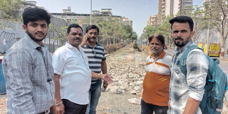 नगरसेवक दौलत गजरे यांच्या प्रयत्नाने मिरा भाईंदर येथील प्रभाग क्र. 18 मधील गटाराच्या पाण्याची समस्या सुटली.