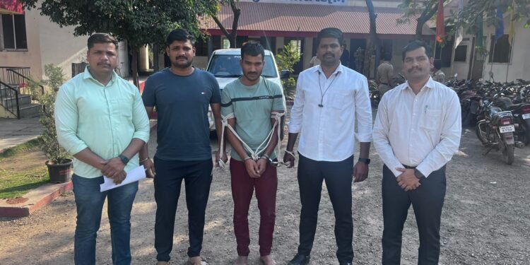 मार्केटयार्ड पोलीस स्टेशन कडील मोका कायदया अंर्तगत गुन्हयातील पोलीस कस्टडीतील पलायनझालेला आरोपी अटक केलेबाबत.