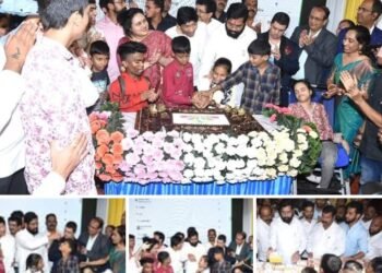 ठाण्यातील दिव्यांग व विशेष मुलांच्या उपस्थितीत मुख्यमंत्री एकनाथ शिंदे यांनी वाढदिवस साजरा केला.