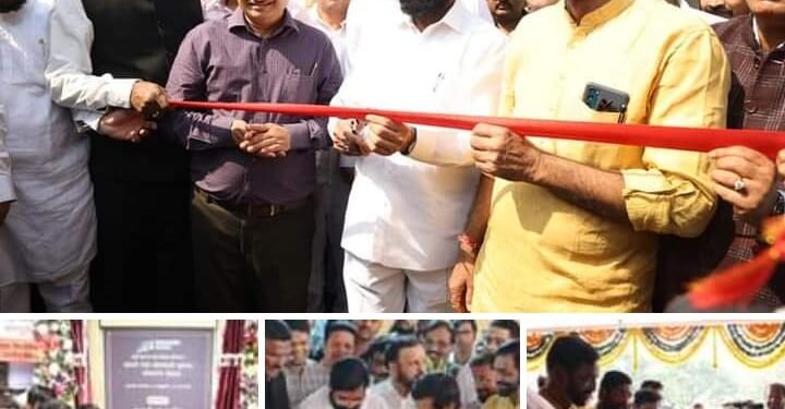 कोपरी रेल्वे ओलांडणी पुलाचे मुख्यमंत्री एकनाथ शिंदे यांच्या हस्ते लोकार्पण, मुंबई आणि ठाणे जिल्ह्याच्या सीमेवर प्रवाशांची वाहतूक कोंडीपासून सुटका.