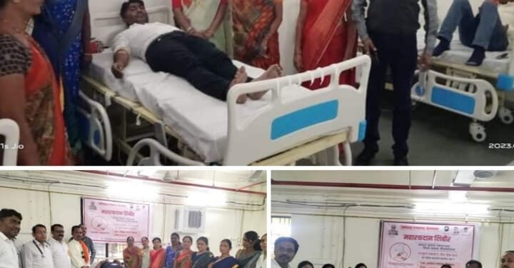 मुख्यमंत्री एकनाथ शिंदे यांचा वाढदिवसानिमित्य उपजिल्हा रुग्णालय हिंगणघाट येथे आरोग्य शिबीर, रक्तदान शिबीर, आयुष्मान कार्डचे वाटप.