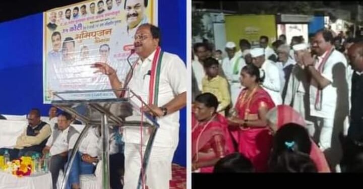 टेंभा ते पारडी (न) वणा नदीवरील पुलाच्या ३५ कोटी रुपयांच्या कामाचे भुमिजन आमदार समीरभाऊ कुणावर याचा हस्ते करण्यात आले.