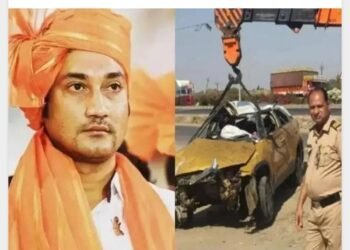 सोलापूर-धुळे महामार्गावर भीषण अपघातात आमदार संदिप क्षीरसागर यांच्या मामाचा जागीच मृत्यू.