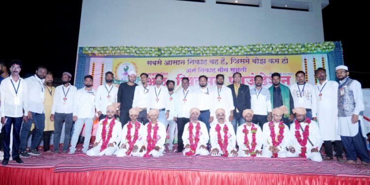 हिंगणघाट: अल खिदमत फाउंडेशनच्या वतीने मुस्लिम समाजाचा सामूहिक विवाह सोहळा सम्पन्न.