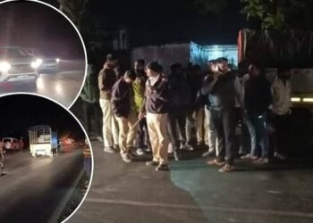 पुणे जिल्हातील पुणे – नाशिक महामार्गावर एक भीषण अपघात 5 महिलांचा मृत्यू, 13 महिला जखमी.