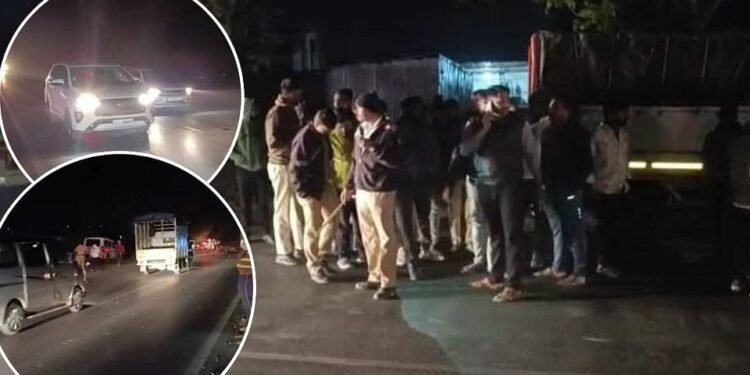 पुणे जिल्हातील पुणे – नाशिक महामार्गावर एक भीषण अपघात 5 महिलांचा मृत्यू, 13 महिला जखमी.