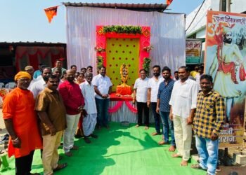 शिवजयंती उत्सवाचे औचित्य साधून भंगाराम तळोधीत विविध क्षेत्रात सामाजिक दायित्व जोपासणार्या नागरीकांचे सत्कार