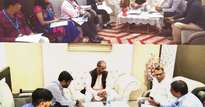 राष्ट्रीय मागासवर्गीय आयोगाचे अध्यक्ष हंसराज अहीर यांचेव्दारा फेरो अलॉय प्लान्ट व बँक ऑफ महाराष्ट्र च्या ओबीसी आरक्षण धोरणासंबंधी सुनावणी व  आढावा.