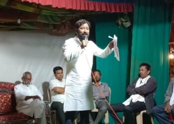 ”आई तूच माझी माऊली” या नाटकाचे राकॉपा प्रदेश सरचिटणीस अतुल वांदिले यांच्या हस्ते उद्घाटन.