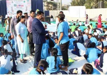 महाराष्ट्र शासनाच्या माझी वसुंधरा अभियान अंतर्गत पर्यावरणाशी निगडित विषयांवर चित्रकला स्पर्धा संपन्न.