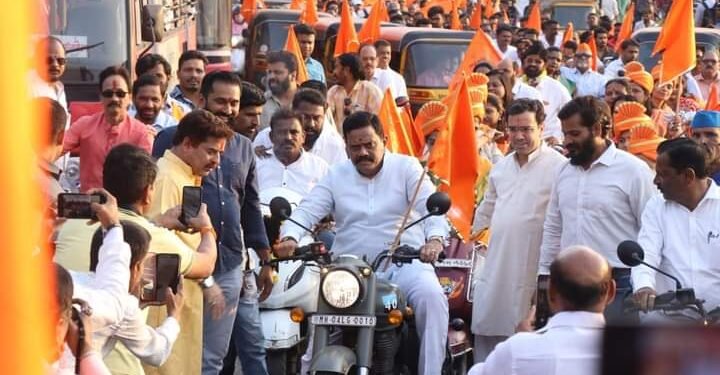 शिवगर्जना अभियानाला आजपासून सुरुवात, ठाण्यातील निष्ठावंत शिव सैनिकांचा उत्स्फूर्त प्रतिसाद.