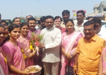 जागतिक महिला दिनाच्या निमित्ताने सावली येथील भाजपा महिला मोर्चाच्या वतीने भव्य तालुकास्तरीय महिलांच्या कबड्डी सामन्यांचे आयोजन.