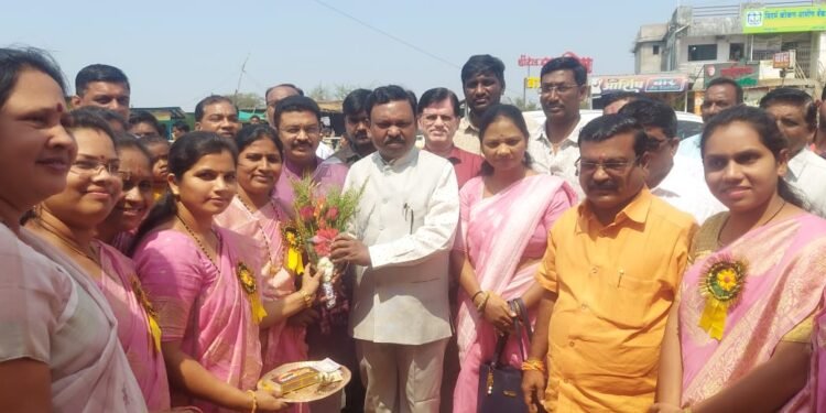 जागतिक महिला दिनाच्या निमित्ताने सावली येथील भाजपा महिला मोर्चाच्या वतीने भव्य तालुकास्तरीय महिलांच्या कबड्डी सामन्यांचे आयोजन.