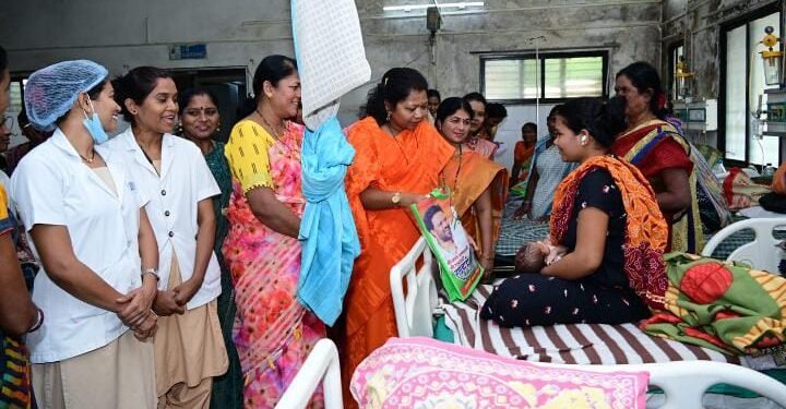 राष्ट्रवादी काँग्रेसचा अभिनव उपक्रम, जागतिक महिलादिनी भाग्यश्री शिशु योजनेचा शुभारंभ.