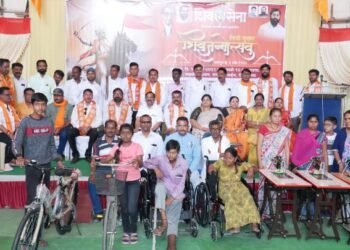 शिवसेना (शिंदे) पक्षा तर्फे विविध सामाजिक उपक्रमातून शिवजयंती (तिथीनुसार) उत्साहात साजरी.