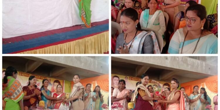 श्री संत परमहंस कोंडय्या महाराज संस्थान धाबा येथे स्त्री शक्ती दिन उत्साहात साजरा.