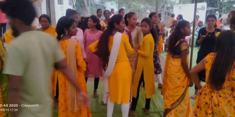 राजुरा तालुक्यातील भेदोडा येथे सल्ला घागरा शक्ती उदघाटन सोहळा जल्लोषात संपन्न, गोंडवाना गणतंत्र पार्टीच्या नेत्यांची प्रामुख्याने उपस्थिती.