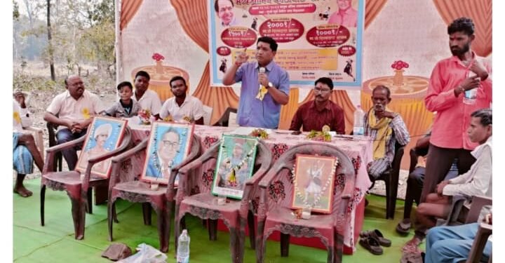 अहेरी तालुक्यातील गुर्जा खुर्द येथील भव्य ग्रामीण व्हॉलीबॉल सामन्याचे माजी आमदार दिपक दादा आत्राम यांच्या हस्ते उदघाटन.