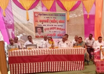 गोमुख विद्यालय व उच्च माध्यमिक विद्यालयात  संस्थापक स्व.बाबुरावजी पाटील मोवाडे यांचा स्मृतीदिन संस्थापक दिन म्हणून साजरा.