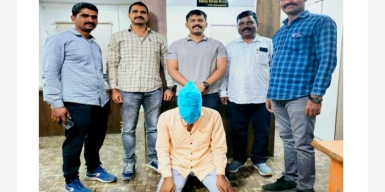 अपहरण करुन खुन करून फरार असलेल्या अट्टल गुन्हेगाराच्या लोणीकंद सायबर तपास पथकाने आवळल्या मुसक्या.