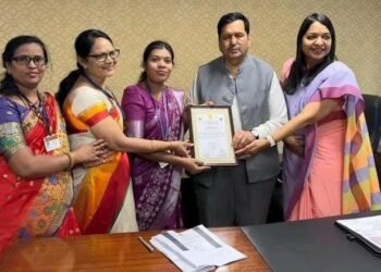 पोषण ट्रॅकर एप्लीकेशन मध्ये उत्कृष्ट काम, भंडारा जिल्हा प्रथम पुरस्काराने सन्मानित.