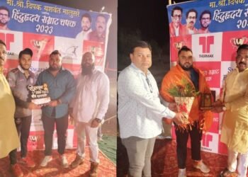 बाळासाहेब ठाकरे स्मृर्ती चषक पौद खालापूर येथे श्री. बाउंसर ग्रुपची रॉयल एंट्री.