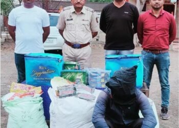 हिंगणघाट पोलिस गुन्हे प्रगटीकरण पथकाची  सुगंधित तंबाखू व गुटखा विकणाऱ्यावर धडक कारवाई.