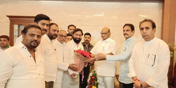 राष्ट्रवादी काँग्रेस पक्ष वर्धा जिल्हयात अधिक बळकट करण्यासाठी अतूल वांदिलेंना पवारांचे कानमंत्र.