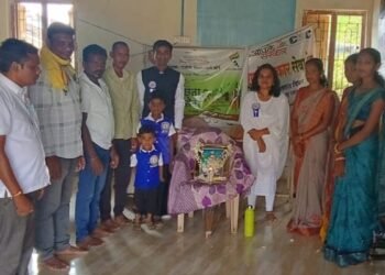 ग्राम पंचायत कार्यालय राजाराम येथे भारतरत्न डॉ. बाबसाहेब आंबेडकर जयंती उत्साहात साजरी.