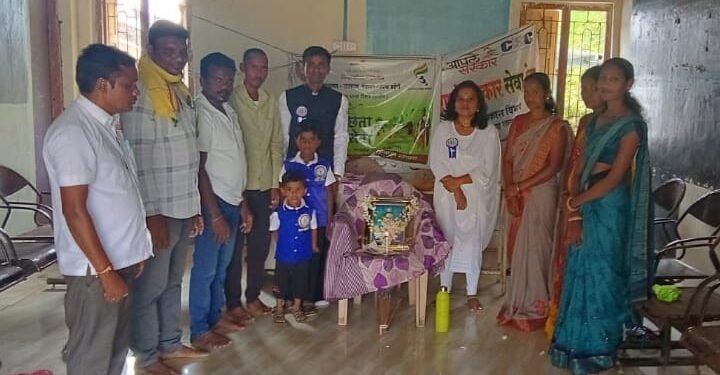 ग्राम पंचायत कार्यालय राजाराम येथे भारतरत्न डॉ. बाबसाहेब आंबेडकर जयंती उत्साहात साजरी.