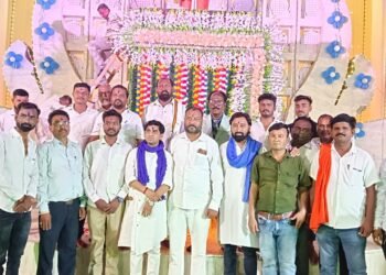 हिंगणघाट राष्ट्रवादी काँग्रेस पक्षा तर्फे विश्वरत्न डॉ. बाबासाहेब आंबेडकर यांची १३२ वी जयंती मोठ्या उत्साहात साजरी.