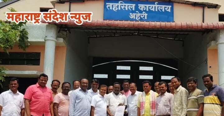 चामोर्शी: अतुल गण्यारपवार यांना बेदम मारहाण करणाऱ्या पोलीस निरीक्षक राजेश खांडवे यांना तात्काळ निलंबित करा.