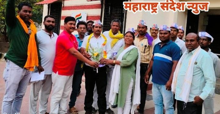 गडचिरोली शहरातील अनेक तरुणांचा वंचित बहुजन आघाडी पक्षात प्रवेश.