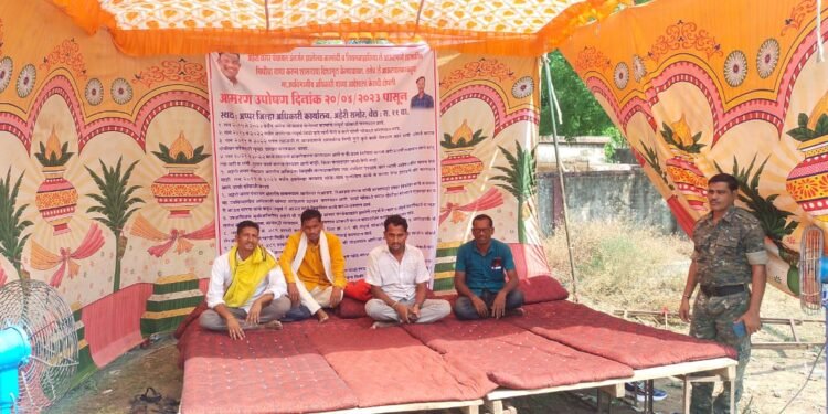 तीन दिवसापासून अहेरी अप्पर जिल्हाधिकारी कार्यालयासमोर उपोषणाला बसलेल्या उपोषणकर्तेकडे प्रशासनाकडून दुर्लक्ष