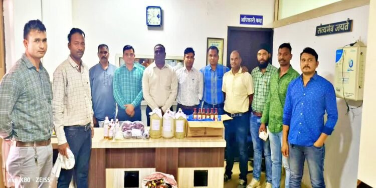 चंद्रपुर येथे समोर आली केमिकल युक्त बनावट दारूची कंपनी, चंद्रपूर स्थानिक गुन्हे शाखेने केला कंपनीचा पर्दाफाश.