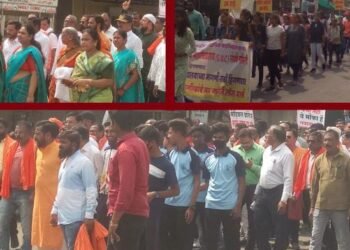 हिंगणघाट शहरात शासकीय मेडिकल कॉलेज व्हावे म्हणून हिंगणघाट बंद आणि विशाल मोर्चा संपन्न.