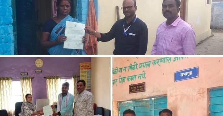 राष्ट्रीय पंचायतराजदिनी 717 सनदचे वाटप वर्धा जिल्हात तालुकास्तरावर सनद वाटप शिबिर संपन्न.