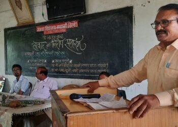 जनता विद्यालय ताडाळी येथे सत्कार तथा निरोप समारंभ कार्यक्रम संपन्न.