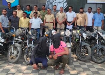 पुण्यात भारी ! हडपसर पोलीस स्टेशन तपास पथकांची कामगिरी..वाहनचोरीचे १० गुन्हे उघड किं.रू ०७,३०,०००/- चा मुद्देमाल जप्त “