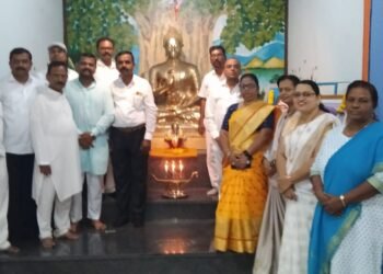 बौद्ध धम्म संस्कार संघ सांगली तर्फे महात्मा ज्योतिबा फुले यांची 196 वि जयंती साजरी