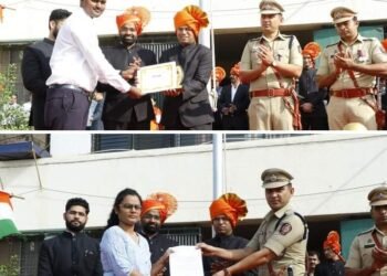 महाराष्ट्र दिनी वर्धा जिल्हात अनुकंपा व सरळसेवेच्या उमेदवारांना नियुक्तीपत्रे वाटप.