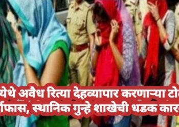 वर्धा येथे अवैध रित्या  देहव्यापार करणाऱ्या टोळीचा स्पर्दाफास, स्थानिक गुन्हे शाखेची धडक कारवाई.