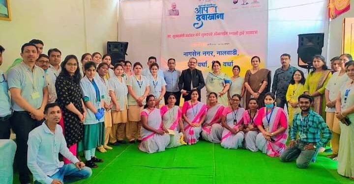 वर्धा: हिंदुहृदयसम्राट बाळासाहेब ठाकरे ‘आपला दवाखाना’चे उद्घाटन मोफत तपासणी, औषधोपचार.