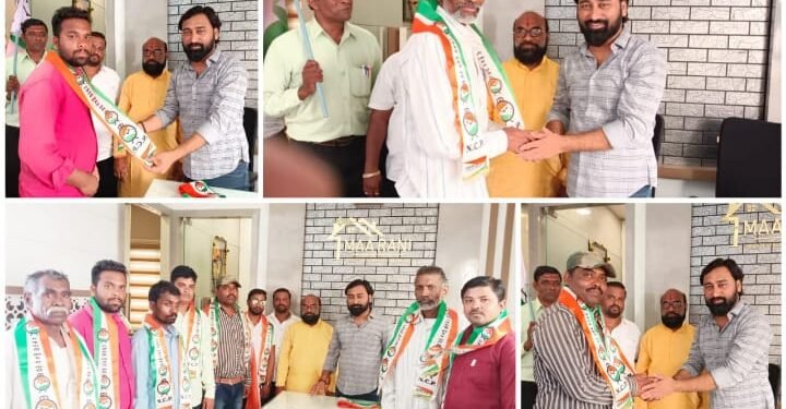 गिरड सर्कल मधील अनेक युवकांनी अतुल वांदिले यांच्यावर विश्वास दाखवत राष्ट्रवादी काँग्रेस पक्षात केला प्रवेश.