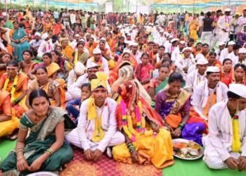 पेरिमिली येथील सामूहिक विवाह सोहळा उत्साहात संपन्न, १११ जोडपी विवाहबद्ध.