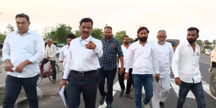 राष्ट्रवादी काँग्रेस पार्टीच्या मागणीला यश राष्ट्रीय महामार्ग प्राधिकरणाची दखल, संविधान कलोडे चौकात व सरकारी दवाखाना चौकात उड्डाणपूल मंजूर..