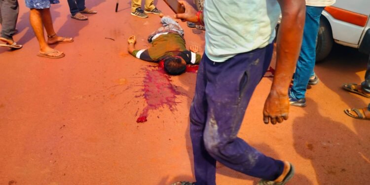 गडचिरोली: लोहखनिज वाहतूक करणाऱ्या ट्रकच्या खाली चिरडून दुचाकी स्वार शिक्षक जागीच ठार.