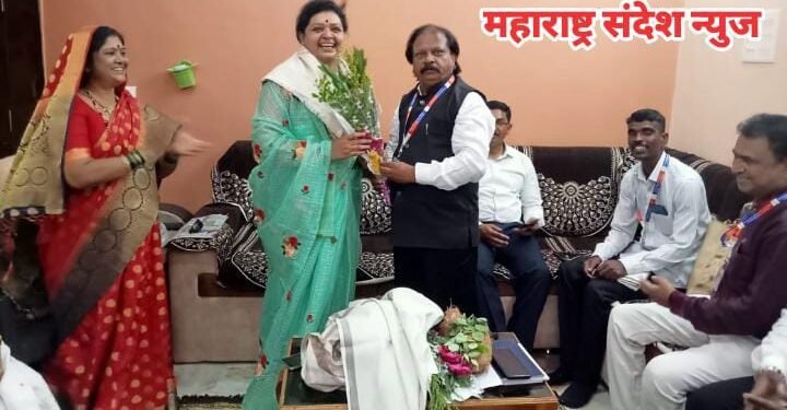 महाराष्ट्र राज्य अध्यक्ष  शशिकांत दुसाने यांचा पाचोरा संघटनेच्या वतीने सत्कार.