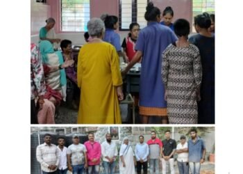 युवासेना महाराष्ट्र सचिव किरणदादा साळी यांचा वाढदिवस मदर तेरेसा वृद्धाश्रम येथे साजरा.