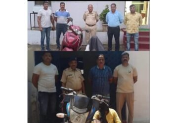 हिंगणघाट पोलिसांची धडक कारवाई, दोन वेगवेगळ्या चोरीच्या गुन्ह्यांत चोरलेल्या दुचाकी सह चोरांना शिताफीने अटक.